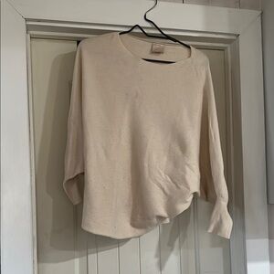 Kerisma Cream Crew Neck Sweater with Relaxed Fit